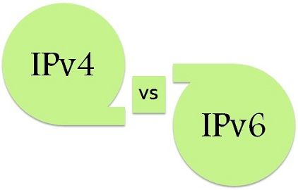 Difference between IPv4 and IPv6