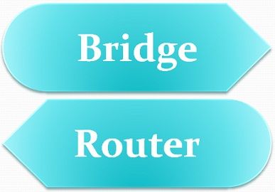 diffrence between bridge and router