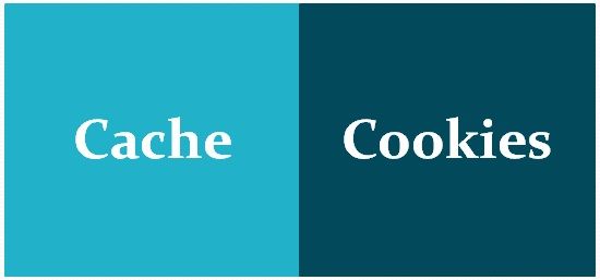 cache vs cookies