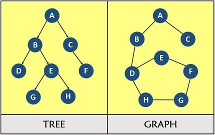 Difference Between Tree and Graph (with Comparison chart) Tech