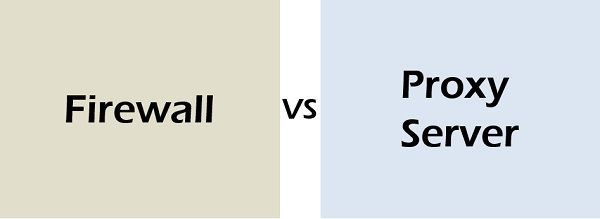 Firewall vs proxy server