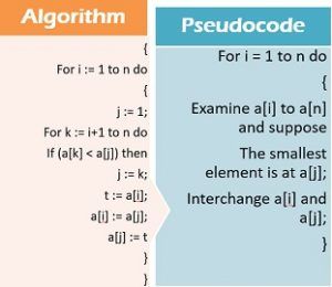 pseudocode vs skeleton code