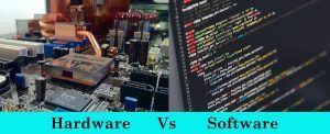 diffrence between software and hardware in hindi
