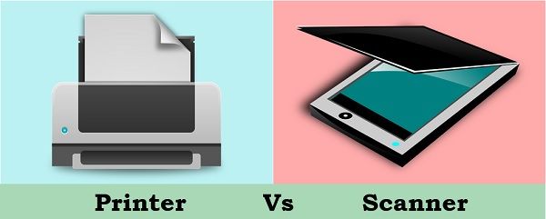 printer vs scanner
